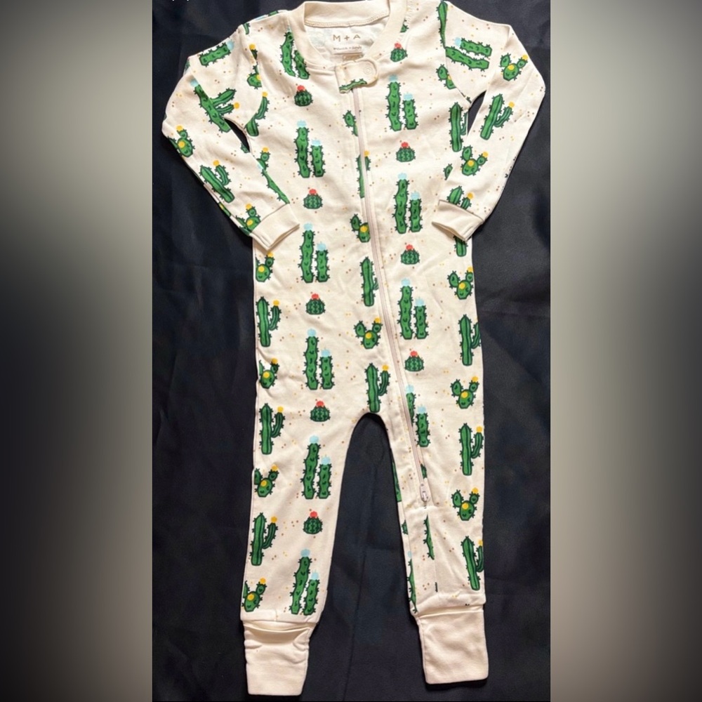 New with no tags M + A Monica + Andy Cactus Pajamas for toddlers